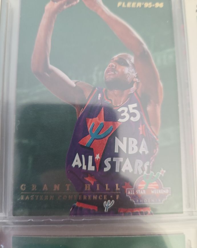 1995-96 Fleer #1 Grant Hill / Charles Barkley NBA All-Stars — front
