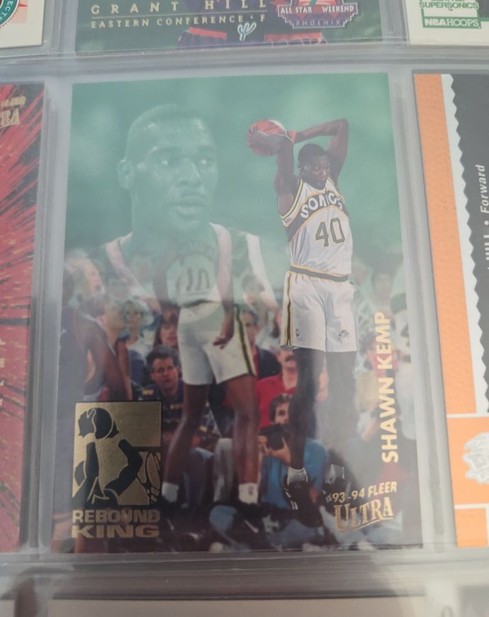 1993-94 Fleer Ultra #3 Shawn Kemp Rebound King — front