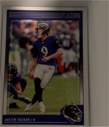 2024 Panini Score #24 Justin Tucker — front