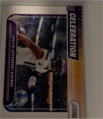 2024 Panini Score Celebration #C-JJN Justin Jefferson — front