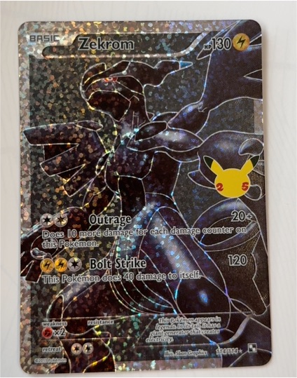 2021 Pokémon Celebrations #114 Zekrom — front
