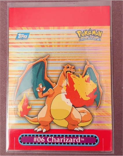 1999 Topps Pokémon #06 Charizard — front