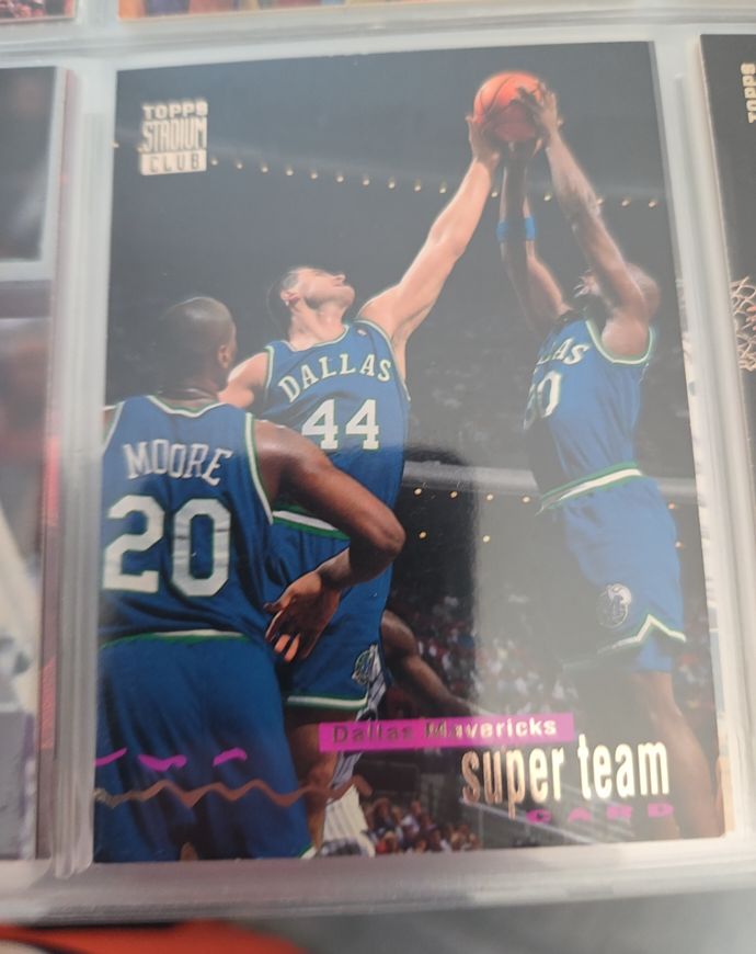 1993-94 Topps Stadium Club #6 Dallas Mavericks Super Teams — front