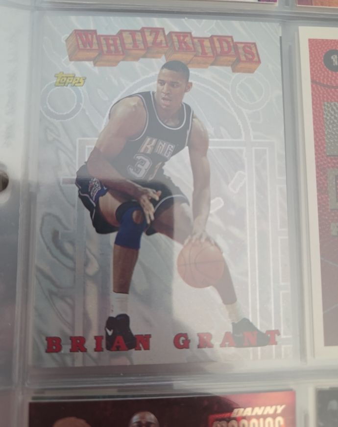 1995-96 Topps #WK5 Brian Grant Whiz Kids — front