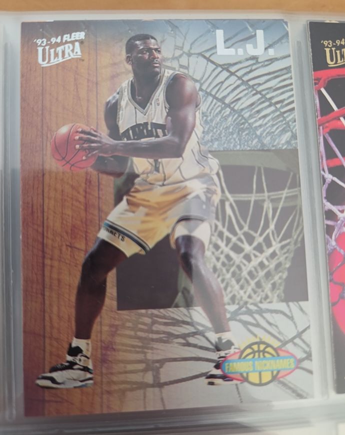 1993-94 Fleer Ultra #6 Larry Johnson — front