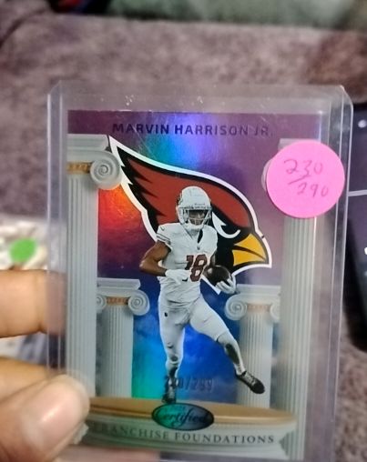 2025 Panini Certified Franchise Foundations #FFO-MHJ Marvin Harrison Jr. — front