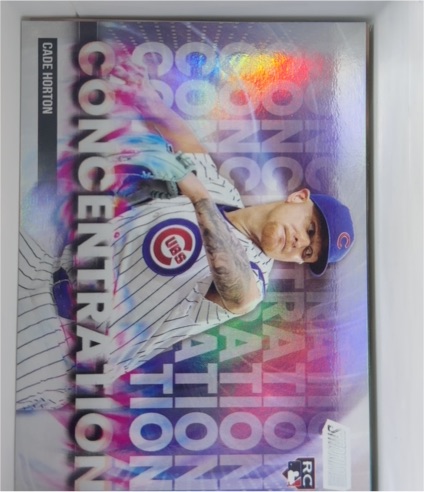 2025 Topps Stadium Club #C-9 Cade Horton Concentration — front