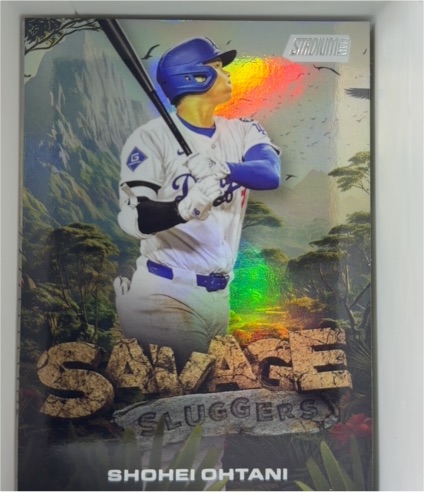 2025 Topps Stadium Club #SS-7 Shohei Ohtani Savage Sluggers — front