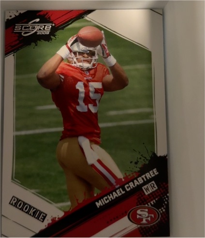 2009 Score #372 Michael Crabtree Rookie Card — front