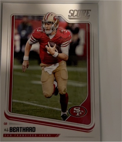 2018 Score #280 C.J. Beathard — front