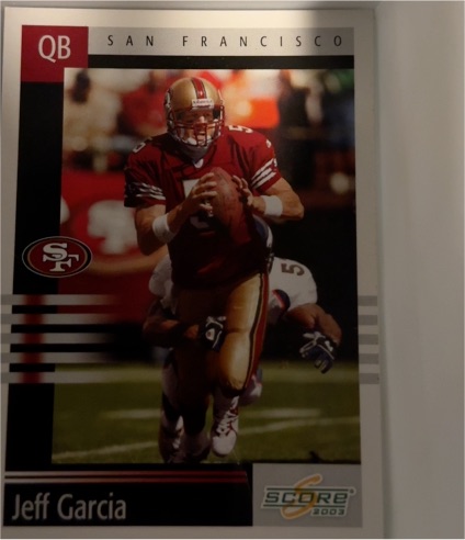 2003 Score #235 Jeff Garcia — front