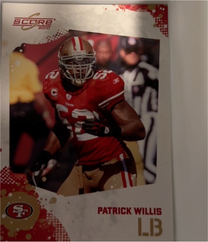 2010 Score #253 Patrick Willis — front