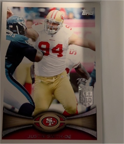 2012 Topps #35 Justin Smith — front