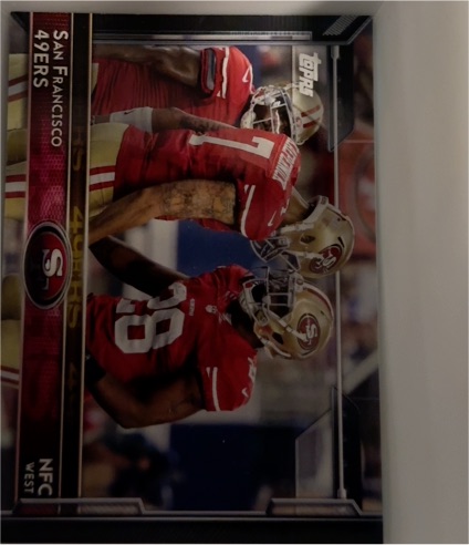 2015 Topps #293 San Francisco 49ers — front