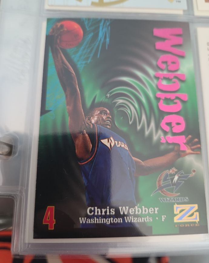 1997-98 Skybox Z-Force #58 Chris Webber — front