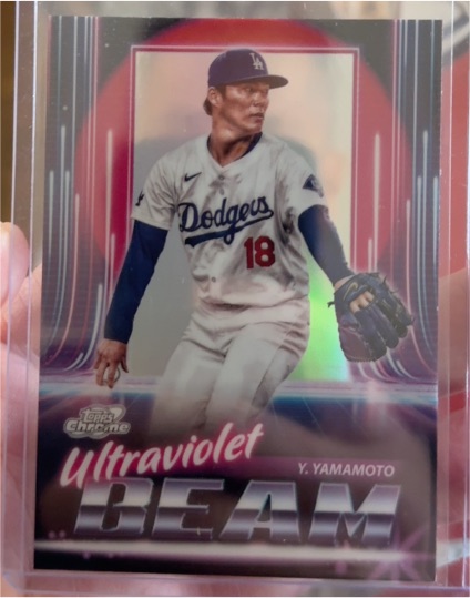2025 Topps Cosmic Chrome #UB-14 Yoshinobu Yamamoto — front