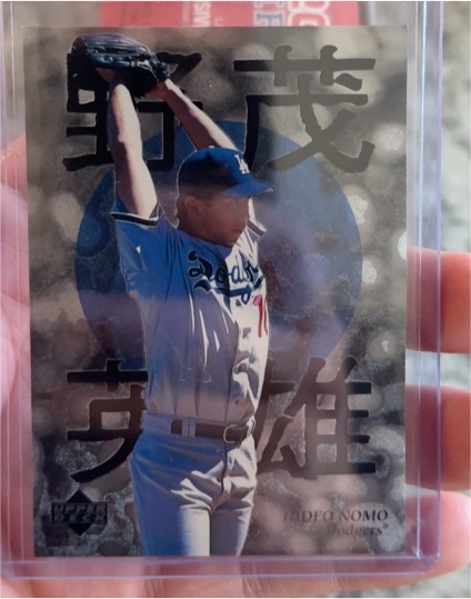 1996 Upper Deck #5 Hideo Nomo Highlights — front