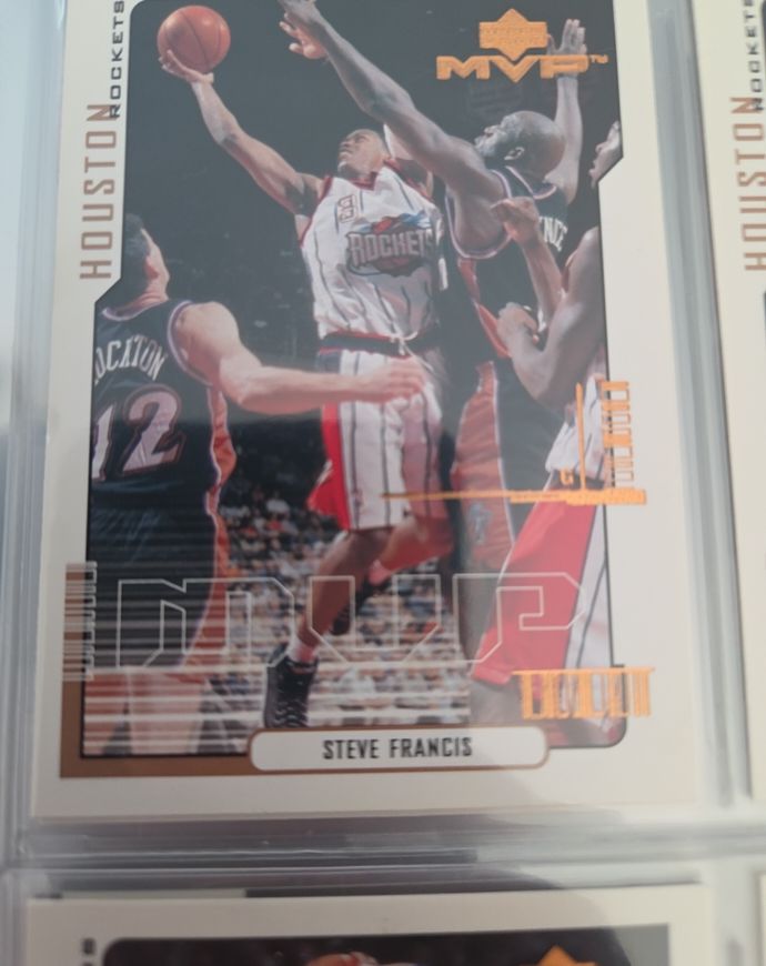 2000-01 Upper Deck MVP #59 Steve Francis — front