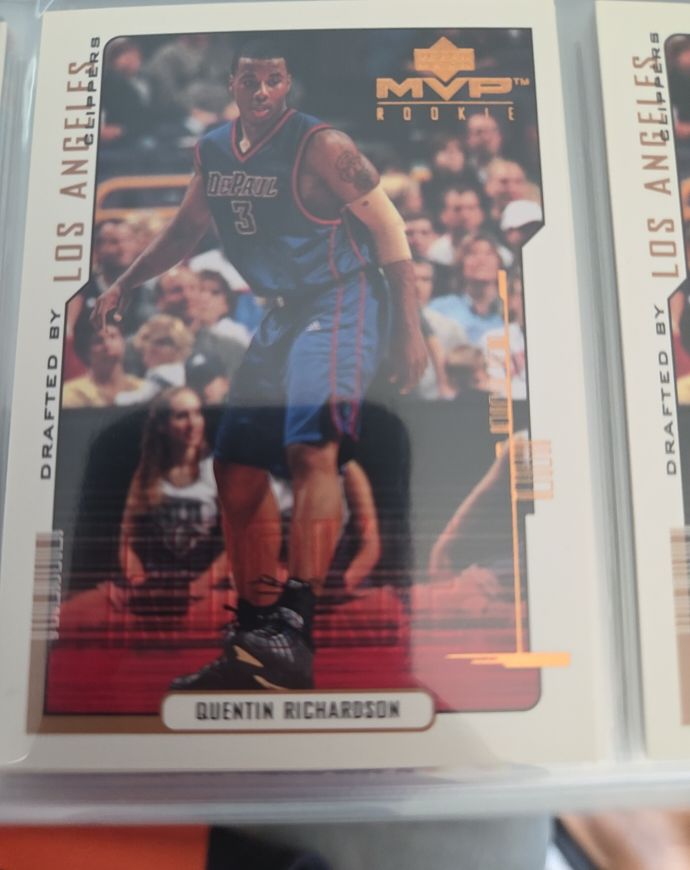 2000-01 Upper Deck MVP #196 Quentin Richardson Rookie — front