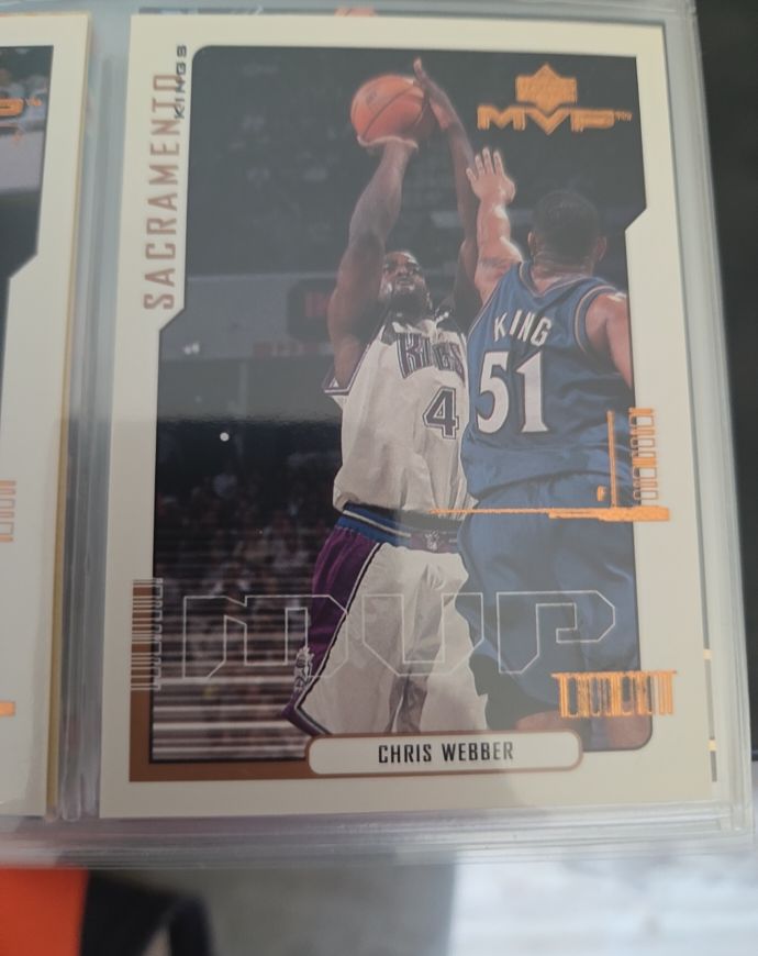 2000-01 Upper Deck MVP #145 Chris Webber — front
