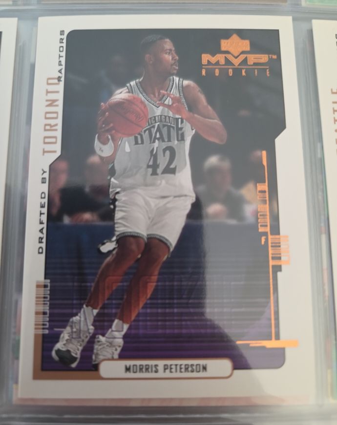 2000-01 Upper Deck MVP #195 Morris Peterson — front