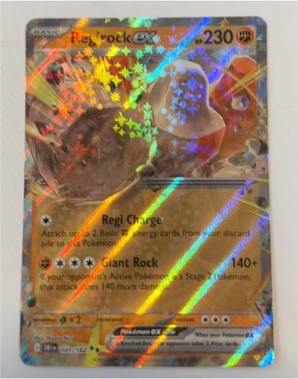 2025 Pokemon TCG Destined Rivals #101 Regirock ex — front