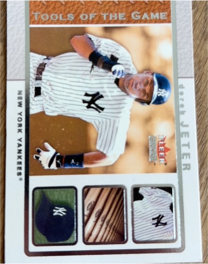 2003 Fleer Genuine Tools of the Game #TG-DJ Derek Jeter — front