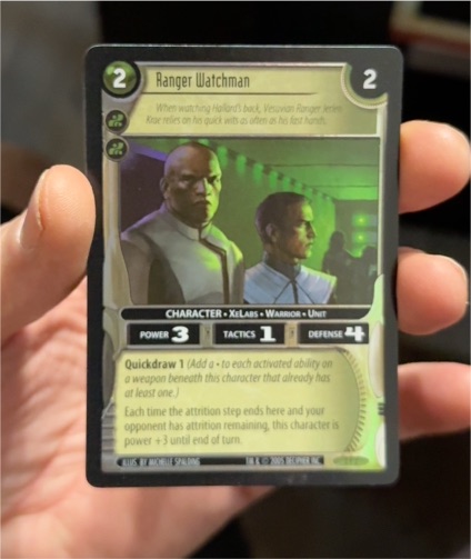 2005 Decipher Wars TCG #2F2 Ranger Watchman — front