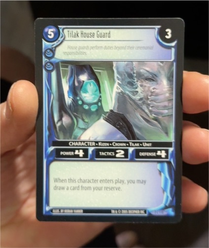 2005 Decipher TCG Tilak House Guard — front