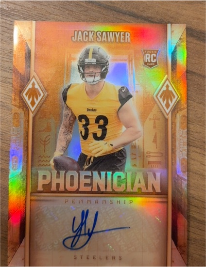 2025 Panini Phoenix Phoenician Penmanship #PHP-JSA Jack Sawyer — front