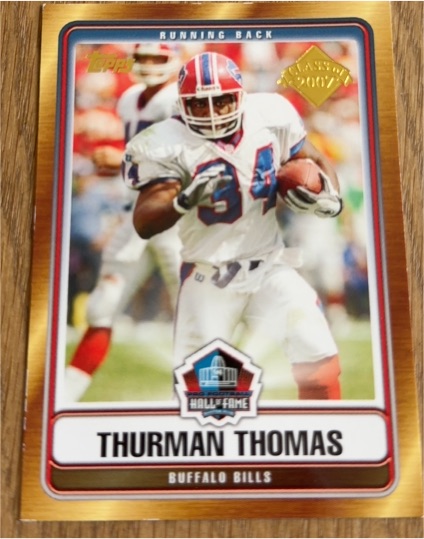 2007 Topps Hall of Fame #HOF-TT Thurman Thomas — front