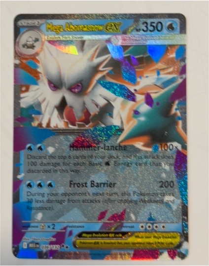 Pokémon TCG Mega Evolutions Mega Abomasnow EX 036/132 — front