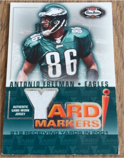 2002 Fleer Box Score Yard Markers #86 Antonio Freeman — front
