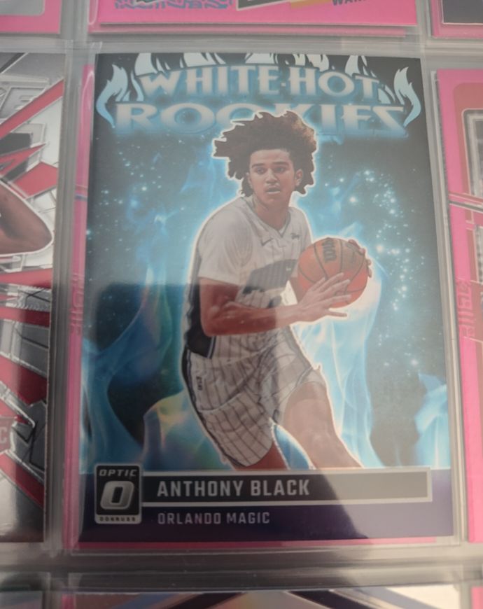 2023-24 Donruss Optic #1 Anthony Black White Hot Rookies — front