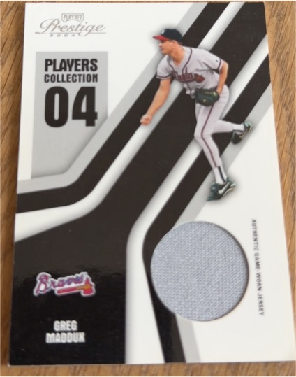 2004 Playoff Prestige Players Collection #04 Greg Maddux — front