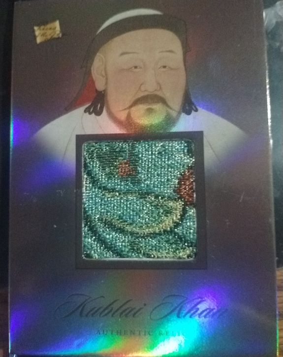 2023 Pieces of the Past Asia Edition #70 Kublai Khan Authentic Relic — front