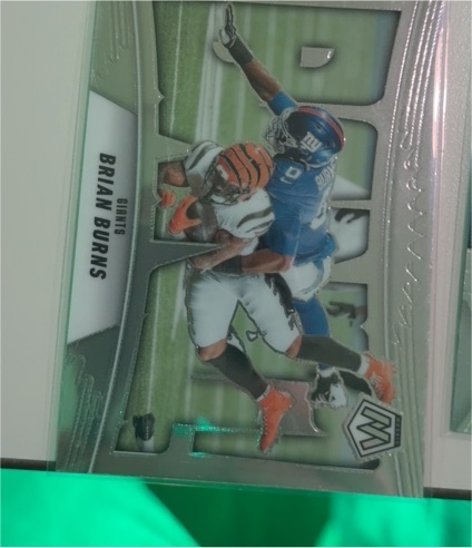 2025 Panini Mosaic #7 Brian Burns Bang! — front