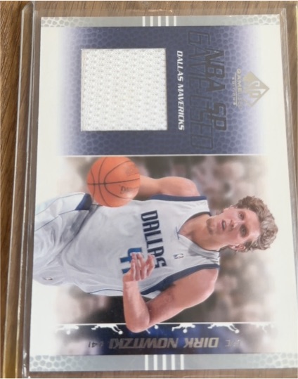 2003-04 Upper Deck SP Game Used #16 Dirk Nowitzki — front