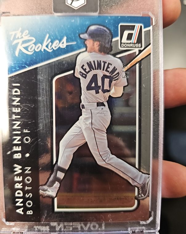 2017 Donruss The Rookies #TR-4 Andrew Benintendi — front