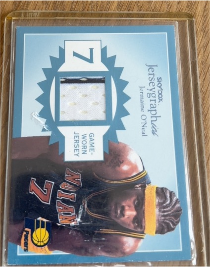 2003 Skybox Jerseygraphics #J-JO Jermaine O'Neal — front