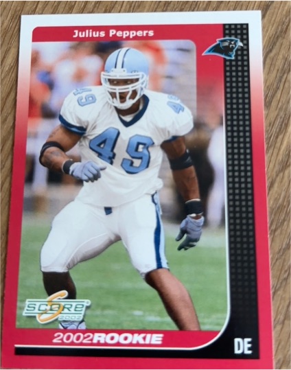 2002 Score #297 Julius Peppers Rookie — front
