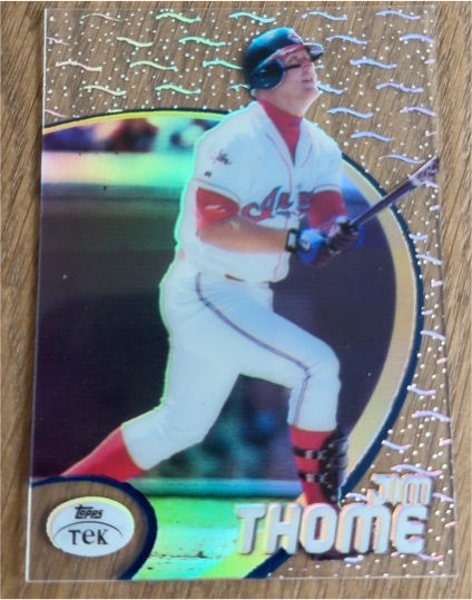 1998 Topps Tek #89 Jim Thome — front