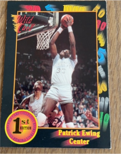 1992 Wild Card Collegiate #15 Patrick Ewing — front