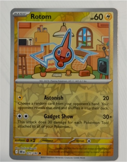 2023 Pokémon SV10: Destined Rivals #77 Rotom — front