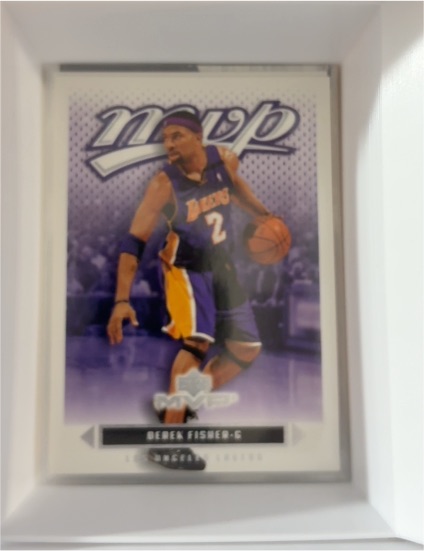 2003-04 Upper Deck MVP #74 Derek Fisher — front