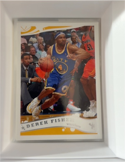 2005-06 Topps #59 Derek Fisher Golden State Warriors — front