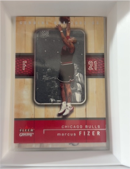2001 Fleer Genuine #21 Marcus Fizer — front