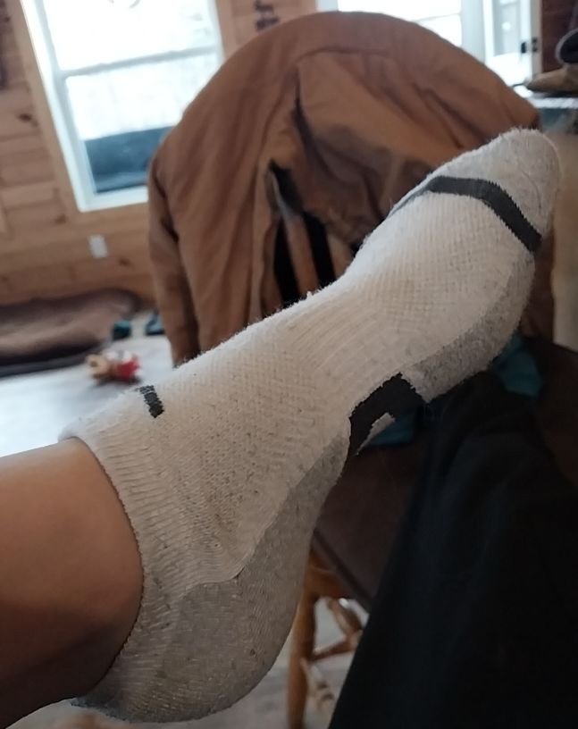 Lee Men's Ankle Socks White with Grey — front