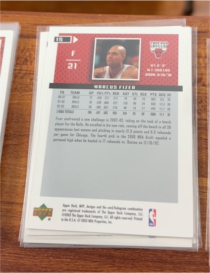 2002-03 Upper Deck #15 Marcus Fizer — front