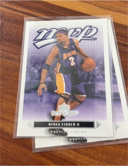 2003-04 Upper Deck MVP #74 Derek Fisher — front